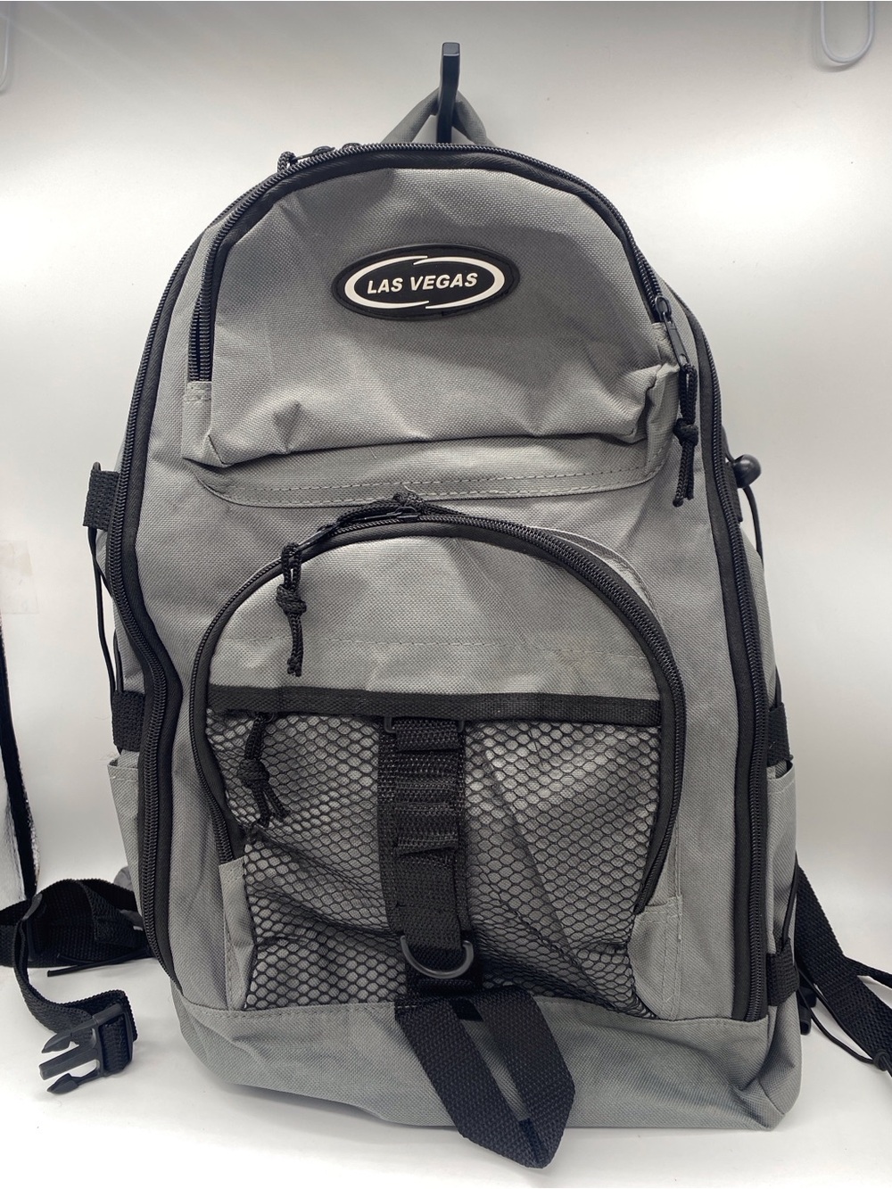Gray Men's Backpack with Organizer Pockets